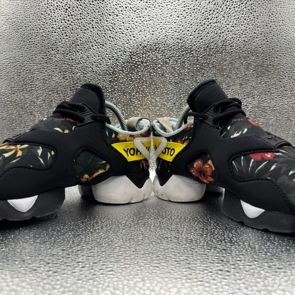 Size M Adidas Y-3 Kohna Mens Black Floral Excellent Yohji Yamamoto B26258